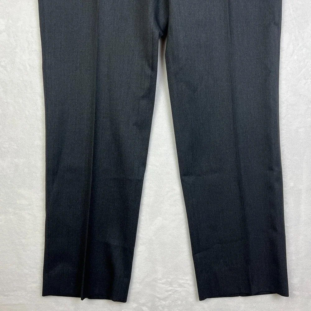 Brooks Brothers Madison Dress Pants Mens 38x30‎ (36x30) Gray Wool Flat Front
